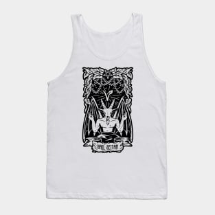 hail seitan go vegan, funny vegan slogan Tank Top